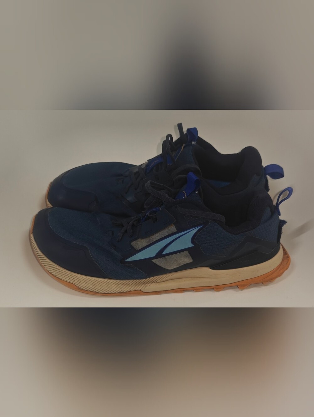 Altra Lone Peak 7 Men’s 11 Wide Navy Trail Running Shoes Rare Color